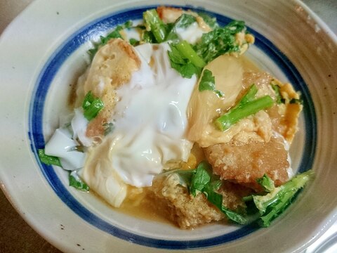 油麩でかさ増し「カツ煮」♪